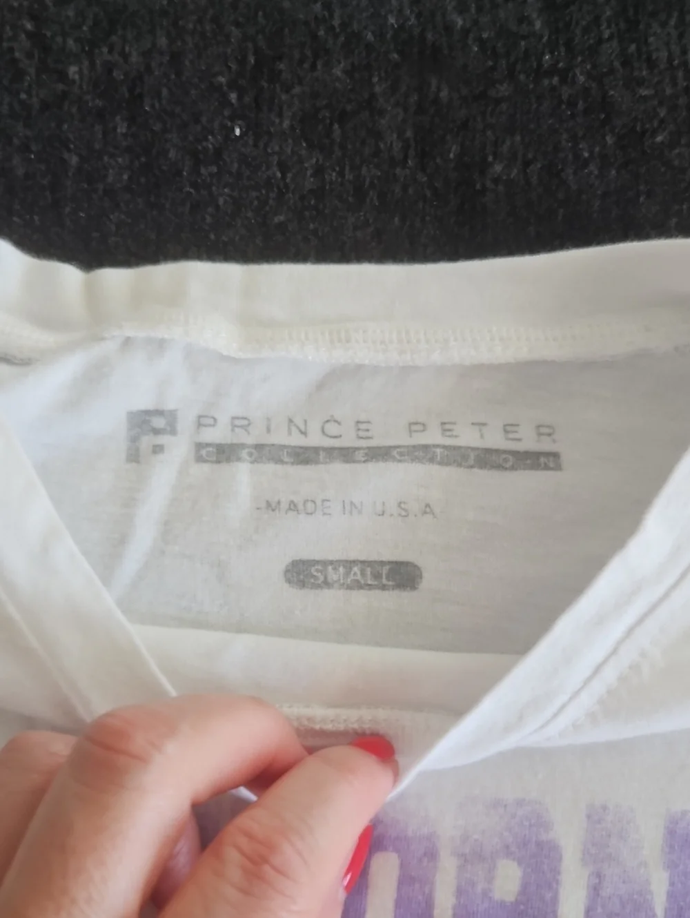Prince Peter Collection White Tee with Pastel Rainbow 'California' Graphic